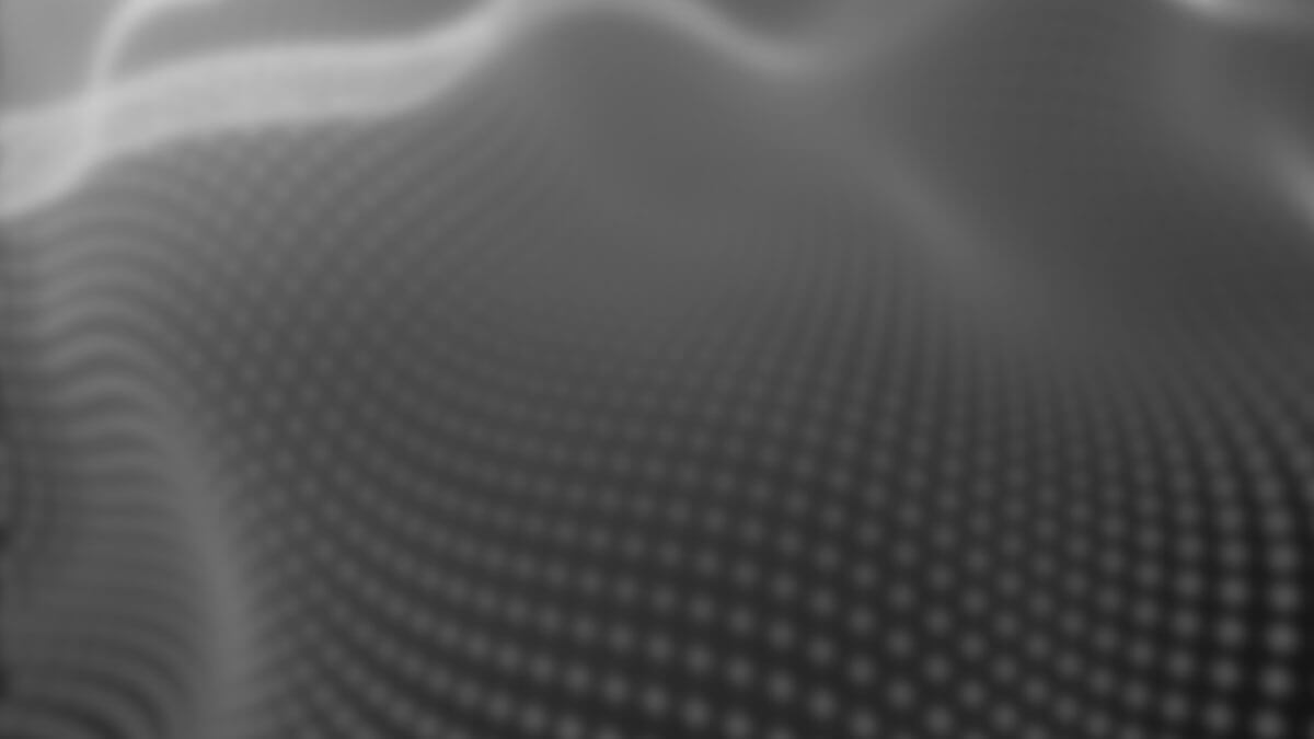 Abstract Image Dots In Waves Black And White